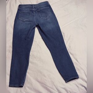 L'AGENCE Women's Cropped Slim Ankle Jeans in Deep Blue Denim